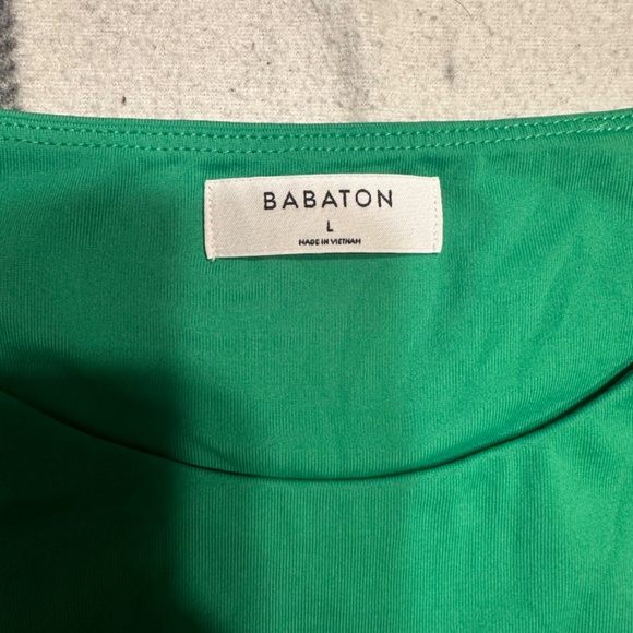 Babaton Contour Muscle Tank in Green - Picture 3 of 3